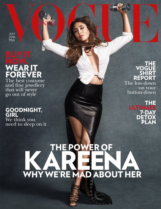 Kareena Kapoor Cover Girl of Vogue India Magazine July 2016