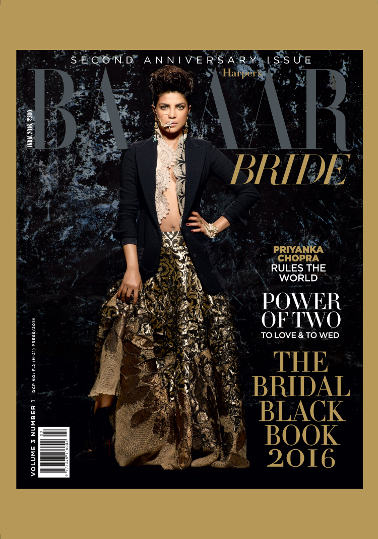 Priyanka Chopra Turns Cover Girl For Harper's Bazaar Bride India
