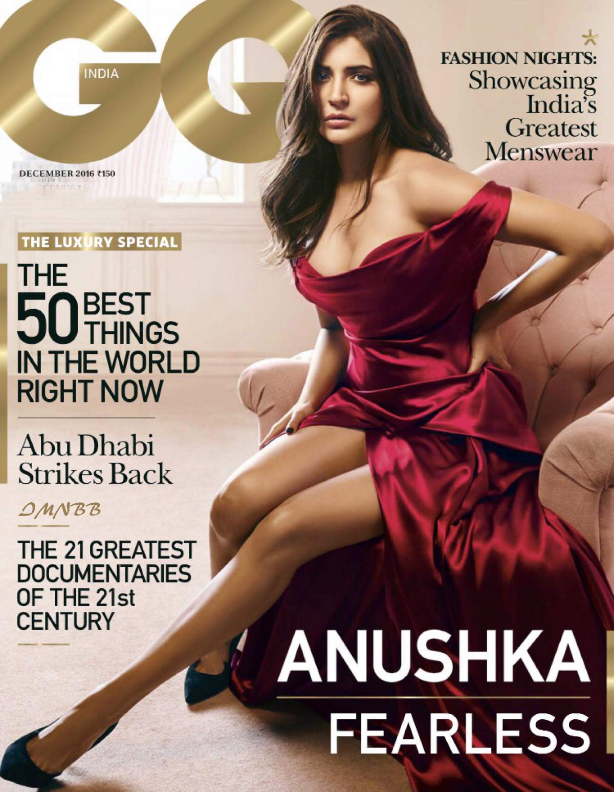 Anushka Sharma GQ India 2016 December Magazine Photoshoot
