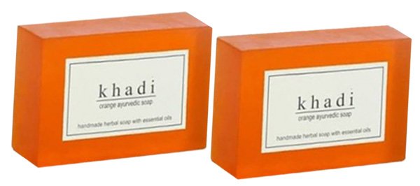 Khadi Orange Ayurvedic And Handmade Soap