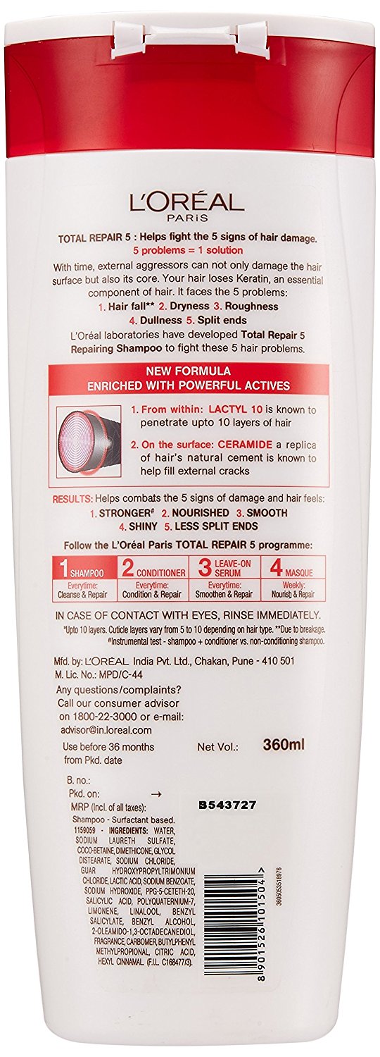 L'Oreal Paris Total Repair 5 Advanced Repairing Shampoo