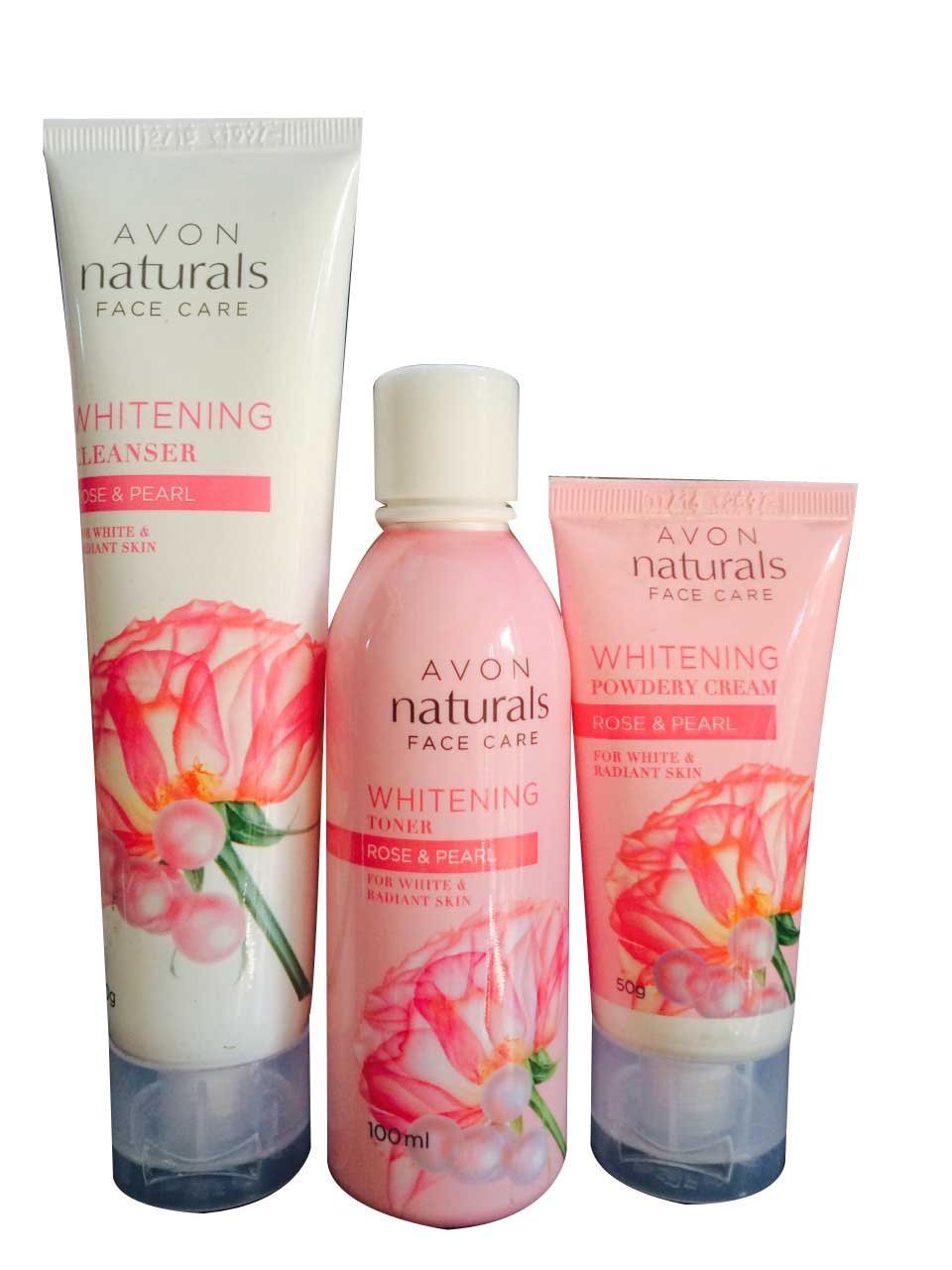 Avon Naturals Rose & Pearl Whitening Cleanser 