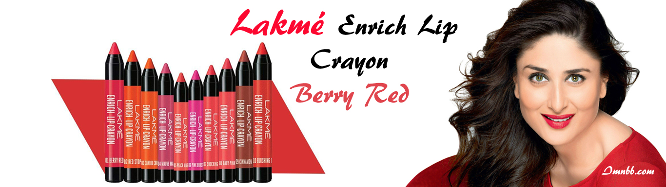 Lakme Enrich Lip Crayon Berry Red Review