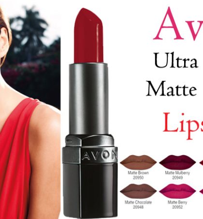 Avon Ultra Color Matte Shades Lipstick Review