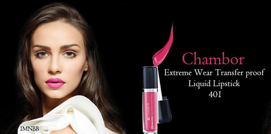 Chambor Extreme Wear Transfer proof Liquid Lipstick 401Review