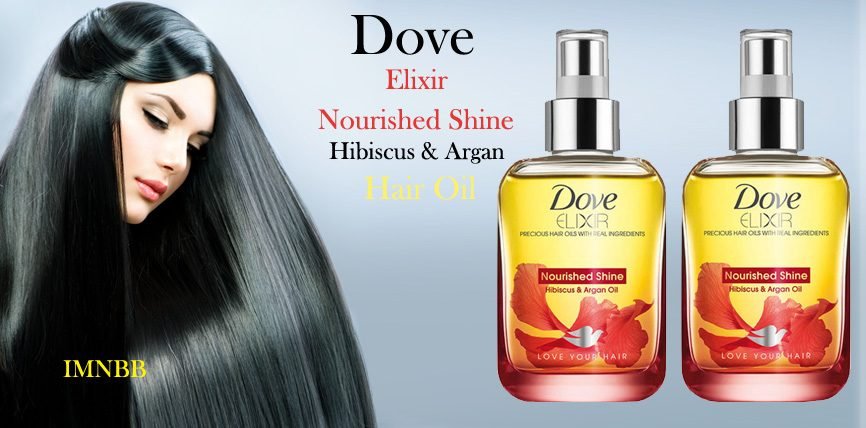 Dove Elixir Nourished Shine Hibiscus and Argan Hair Oil Review