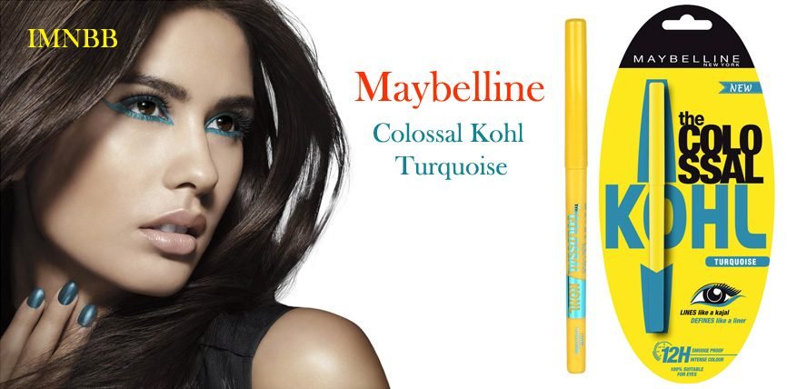 Maybelline Colossal Kohl Turquoise Review