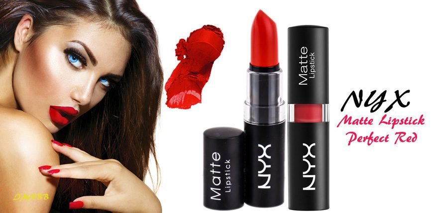 NYX Matte Lipstick Perfect Red Review