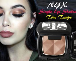 NYX Single Eye Shadow True Taupe Review