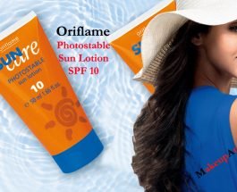 Oriflame Photostable Sun Lotion SPF 10 Review