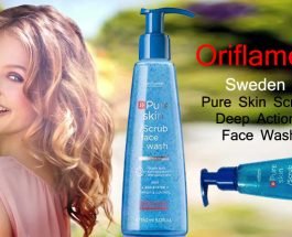 Oriflame Sweden Pure Skin Scrub Deep Action Face Wash Review