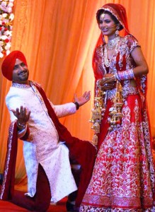 Harbhajan Singh Geeta Basra Wedding 